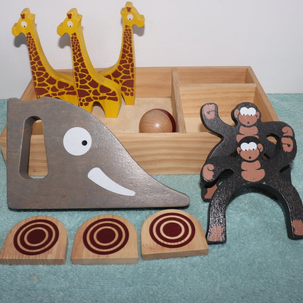 Begin Again/Safari Bowl: A Wild Action Bowling Game Used Toddlers